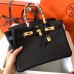 Hermes Birkin 30 Handmade Bag In Black Epsom Leather Hermes Birkin 30 Handmade Bag In Black Epsom Leather