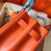Hermes Birkin 30 Handmade Bag In Orange Epsom Leather Hermes Birkin 30 Handmade Bag In Orange Epsom Leather
