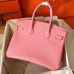 Hermes Birkin 30 Handmade Bag In Pink Epsom Leather Hermes Birkin 30 Handmade Bag In Pink Epsom Leather