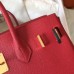 Hermes Birkin 30 Handmade Bag In Red Epsom Leather Hermes Birkin 30 Handmade Bag In Red Epsom Leather