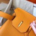 Hermes Birkin 30 Handmade Bag In Yellow Epsom Leather Hermes Birkin 30 Handmade Bag In Yellow Epsom Leather
