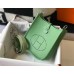 Hermes Evelyne III TPM Bag In Vert Criquet Clemence Leather Hermes Evelyne III TPM Bag In Vert Criquet Clemence Leather