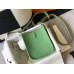 Hermes Evelyne III TPM Bag In Vert Criquet Clemence Leather Hermes Evelyne III TPM Bag In Vert Criquet Clemence Leather